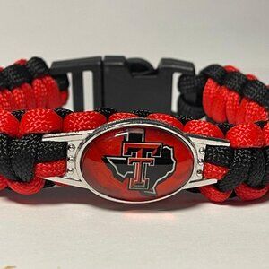 Texas Tech Red Raiders NCAA Paracord Bracelet NEW